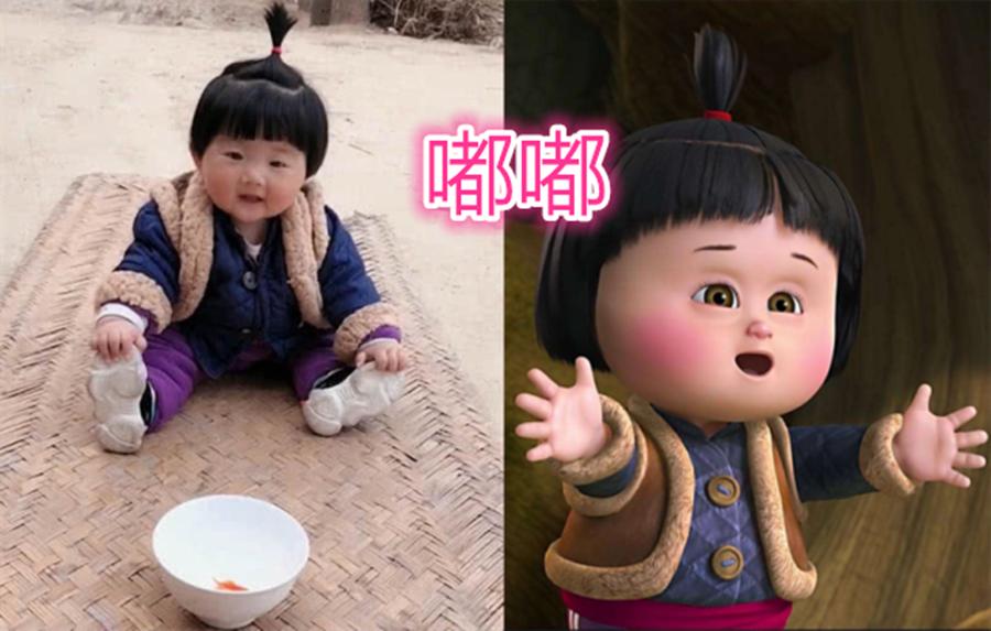 现实中被二次元吻过的脸，他们无视ps，嘟嘟太可爱了