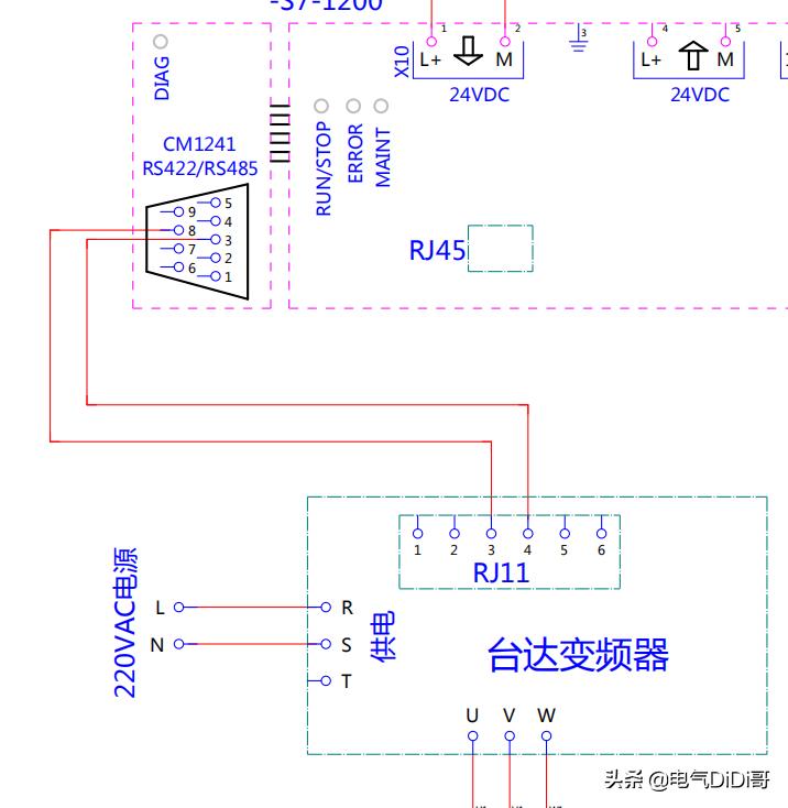学会西门子plc其他的plc容易学吗,台达变频器与西门子通讯线