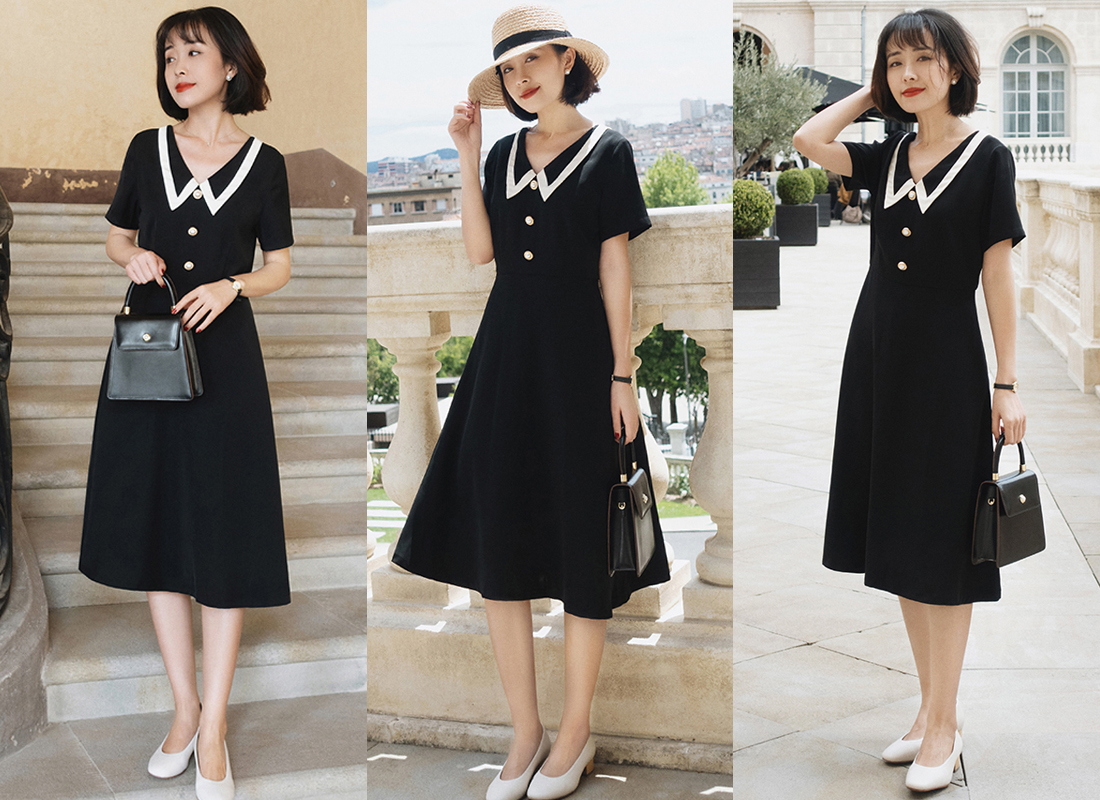 短发极简穿搭高级感,短发流行什么穿搭