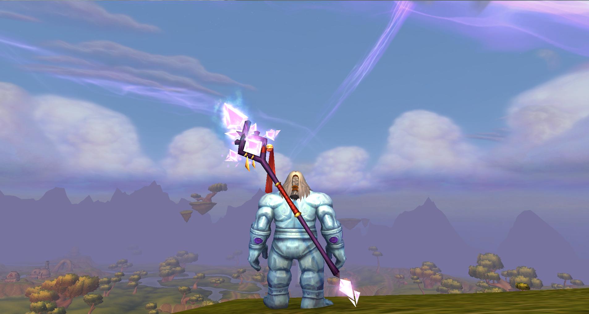 魔兽世界有没有不显示的双手武器,魔兽世界任务好看装备