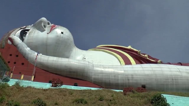 深山里的卧佛,隐藏在缅甸大山里的卧佛