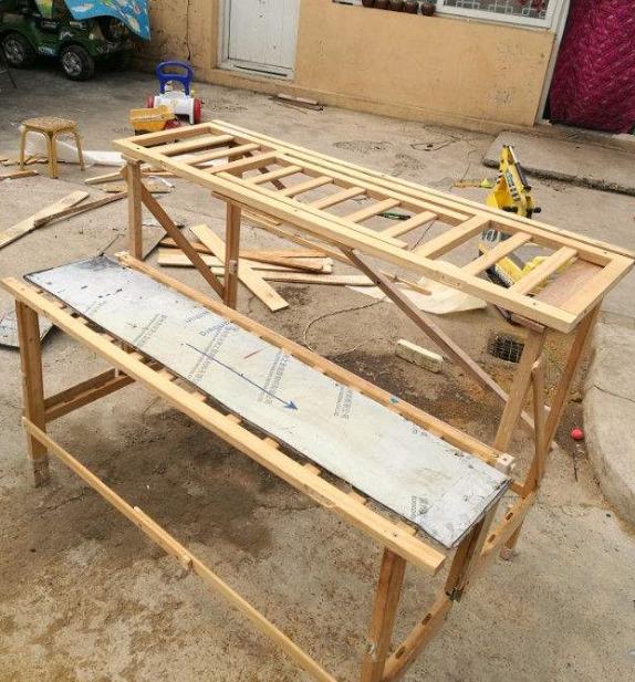 旧床改造成别的家具,旧床改造成地台