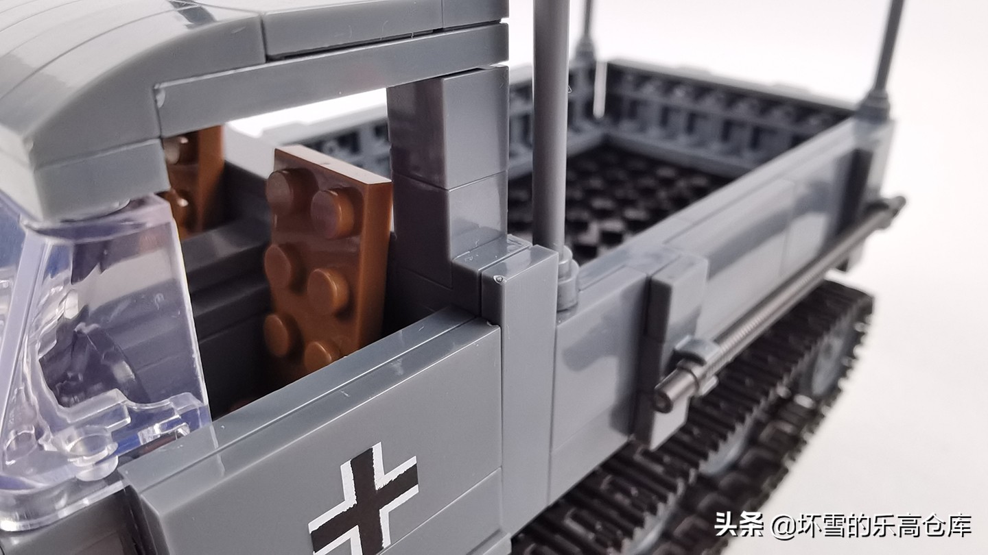 用积木还原二战,二战德军运输车积木