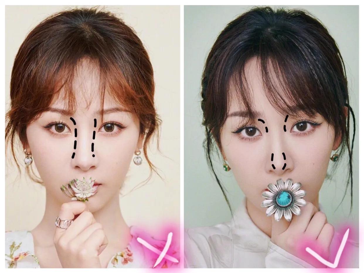 修容画完上镜看不到,修容画鼻子老是画不好