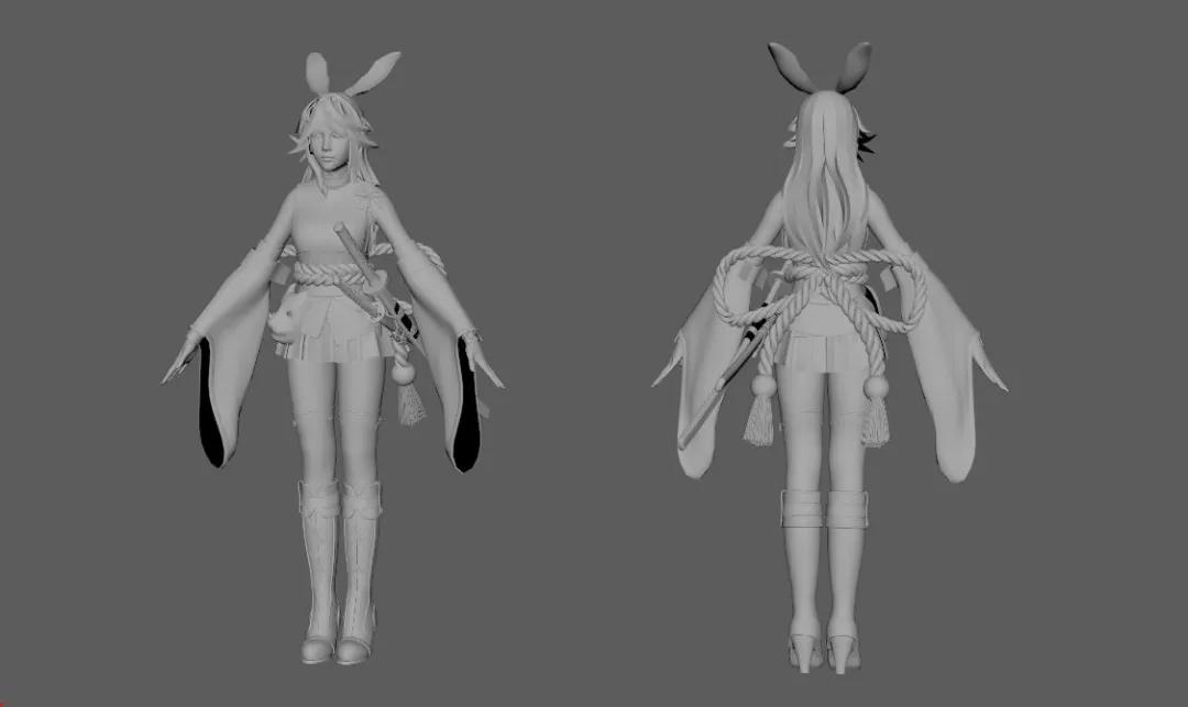 NPR到PBR八重樱二次设计创作