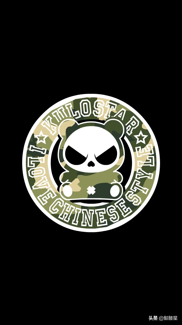 壁纸潮牌黑色系列,很火的潮牌手机壁纸