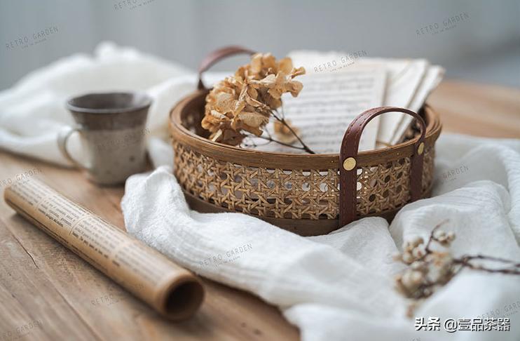 茶器收纳藤编,藤编投茶器