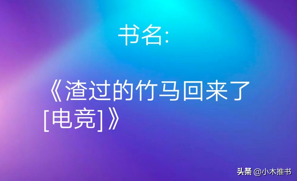 纯爱小说推荐甜宠文电竞文,纯爱小说推荐电竞破镜重圆
