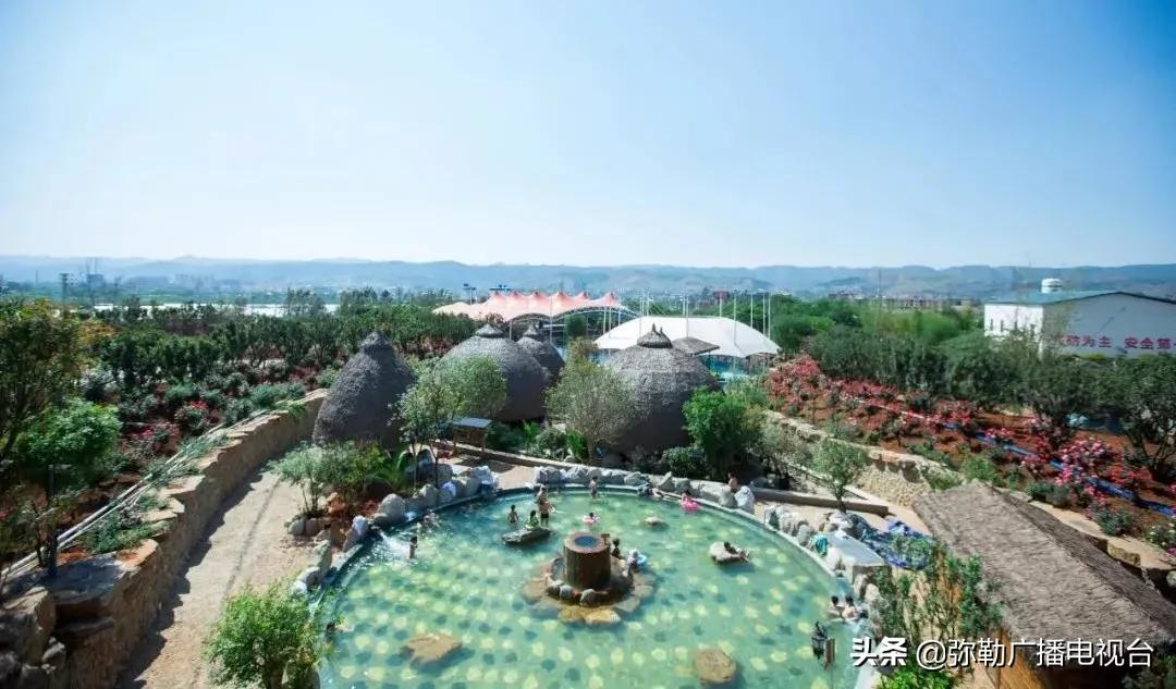 弥勒湖泉水乐园,弥勒水上乐园温泉