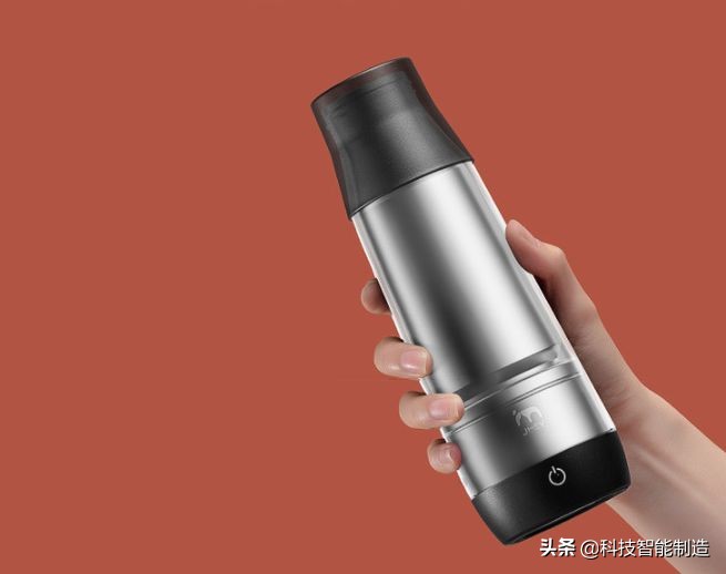 便携式烧水带保温杯旅行,防水免插电自动烧水保温杯100度