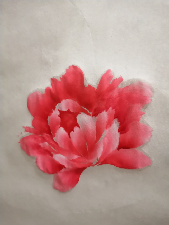 国画牡丹十字绣教程,牡丹图国画精品欣赏