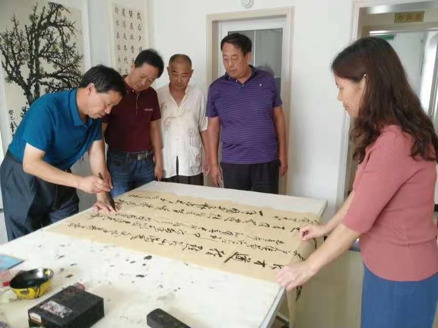 付帮合的书法作品,笔中情书法指导