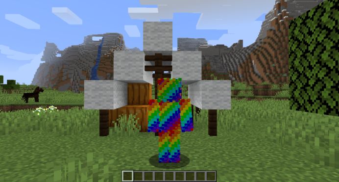 我的世界冷知识绿色钻石装备,我的世界开局就能拥有钻石套