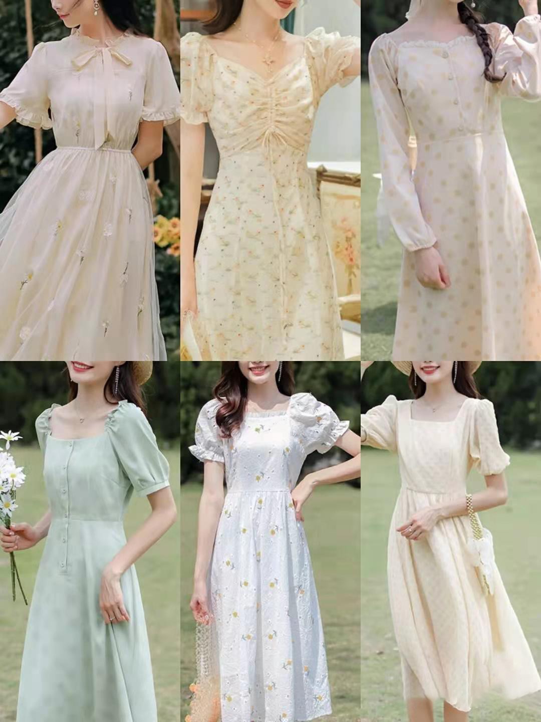 小个子夏季连衣裙穿搭博主,158小个子穿85衣长的连衣裙适合吗