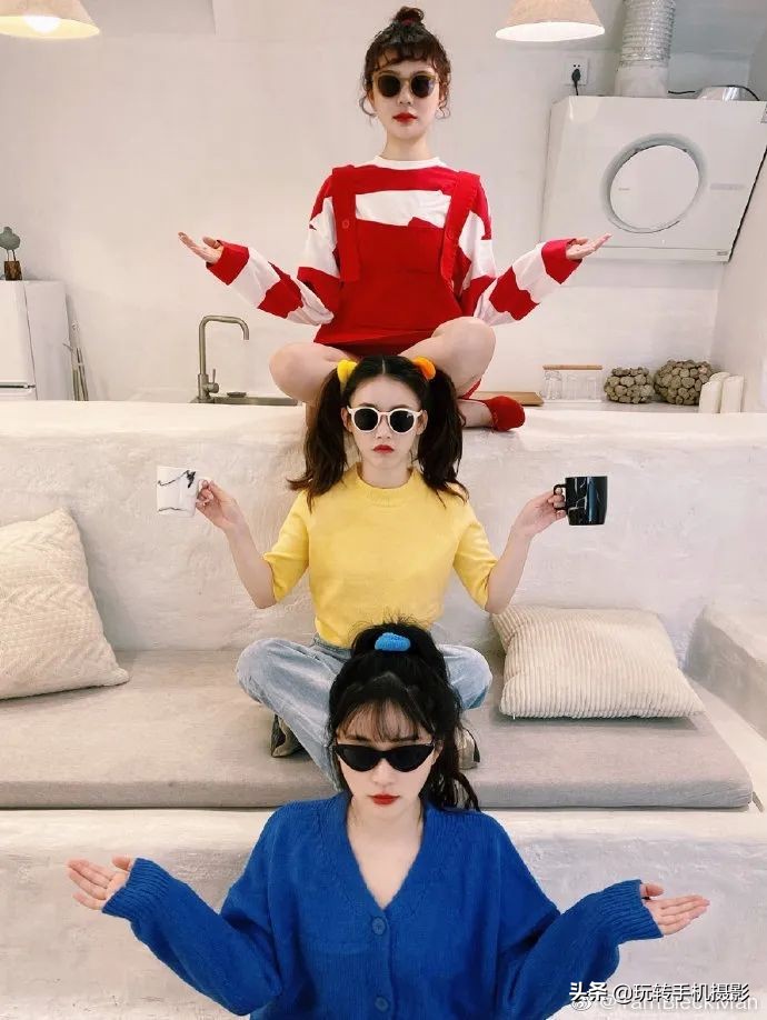 室内泳池闺蜜拍照姿势,多个闺蜜拍照姿势大全