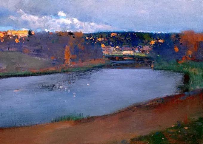 俄罗斯画家的油画艺术美到极致,中俄风景油画作品