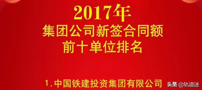 中国三大投资公司,中国铁建三级公司20强最新排名