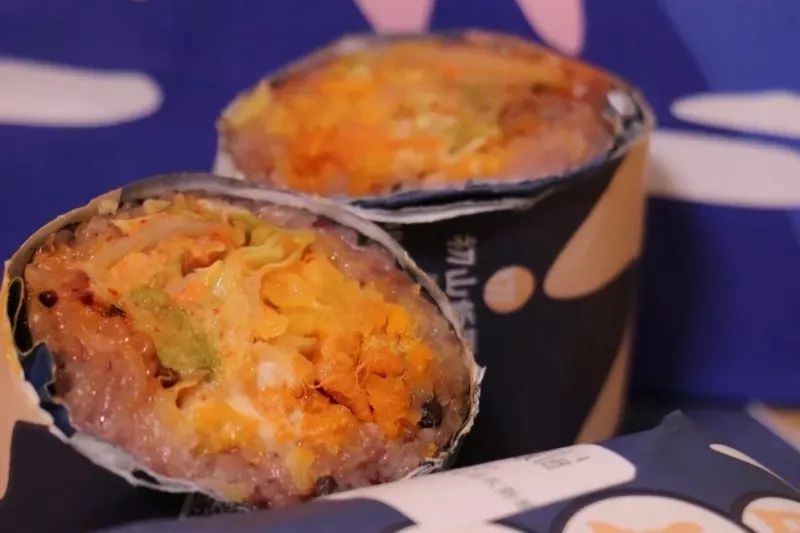 有流心「双蛋黄肉松」的饭团店，西安连开②家宠粉