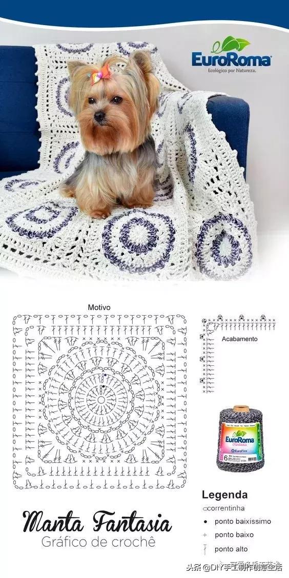 钩拼接毛毯教程,钩拼接毛毯的编织视频