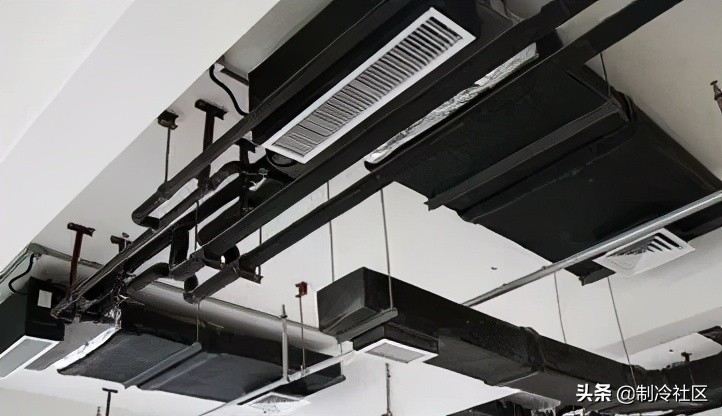 空调风管岩棉保温安装视频,风管空调安装效果图