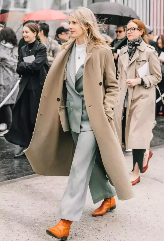 又好看也简单的大衣系法,火到烂大街的大衣时尚的穿搭方法