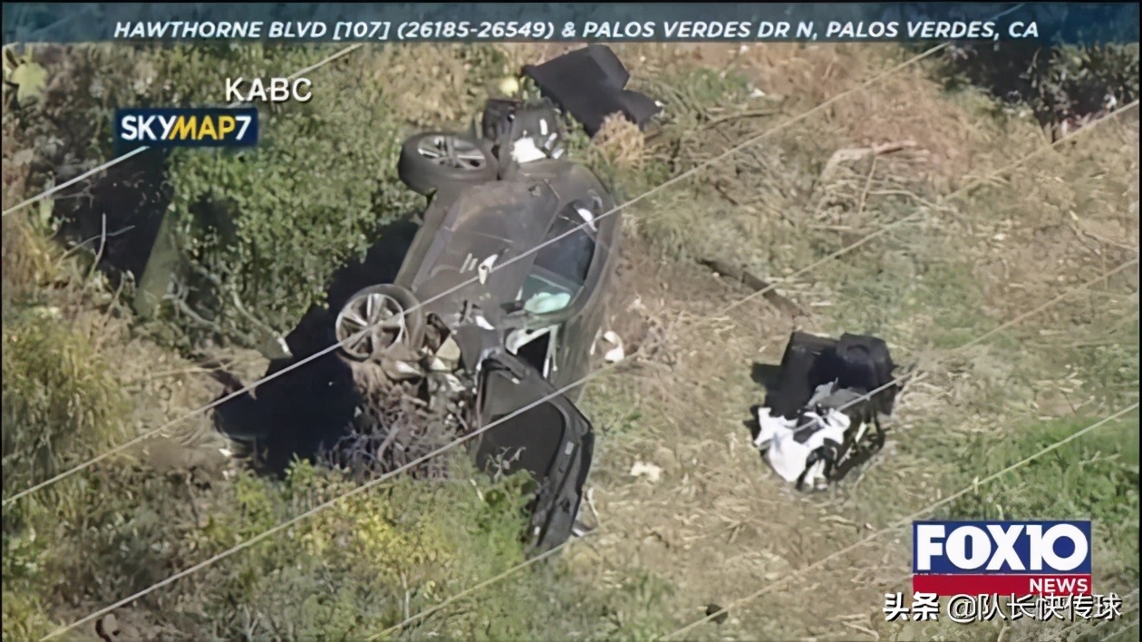 老虎伍兹开的车,高尔夫球星伍兹受伤了