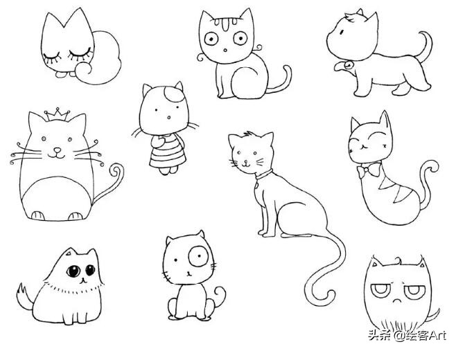 手把手教简笔画手帐素材,简笔画小猪猪超可爱手帐边框图案