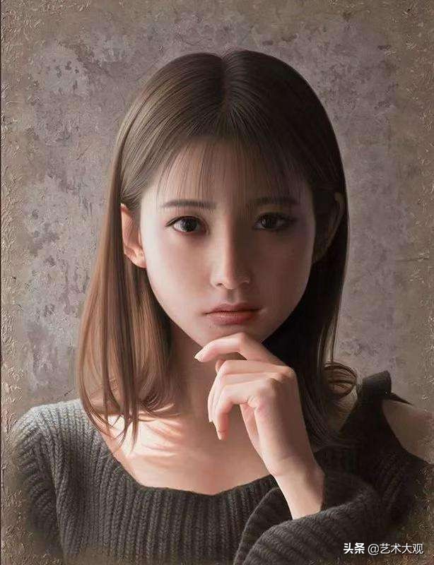 日本当代油画著名画家,日本写实大师作品