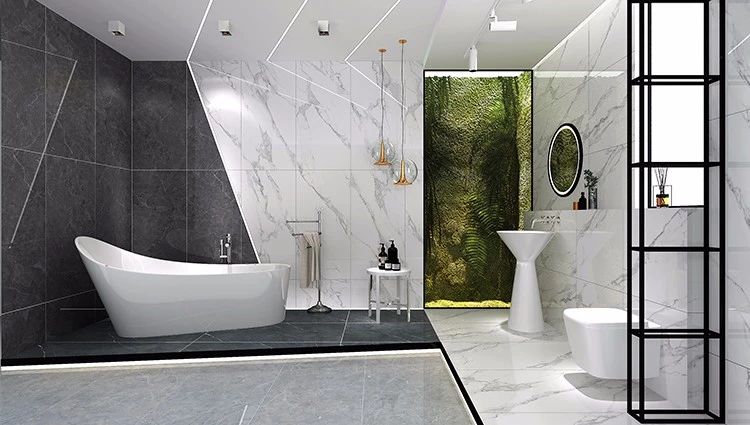 大理石轻奢风格图片,大理石现代轻奢整体效果