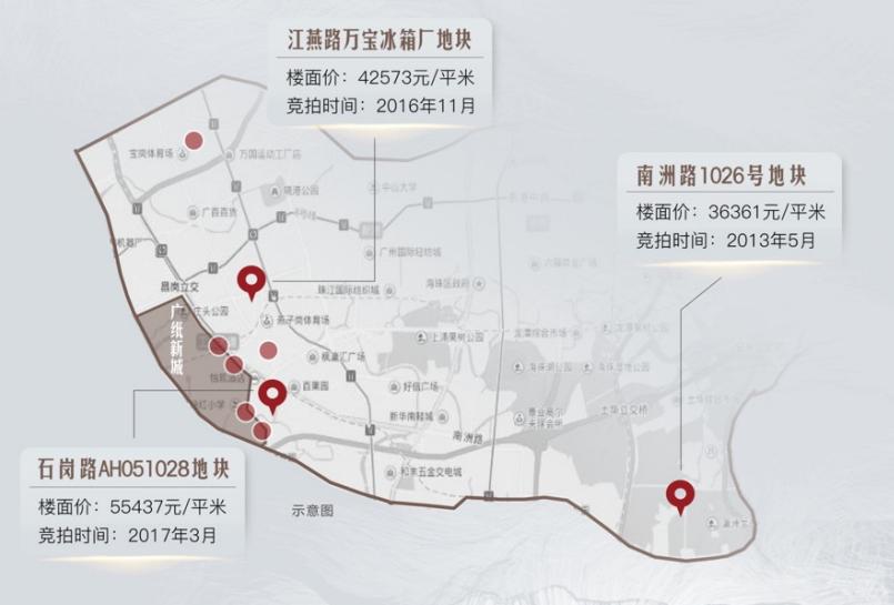 海珠滨江东新盘,宝岗华发江南府房价