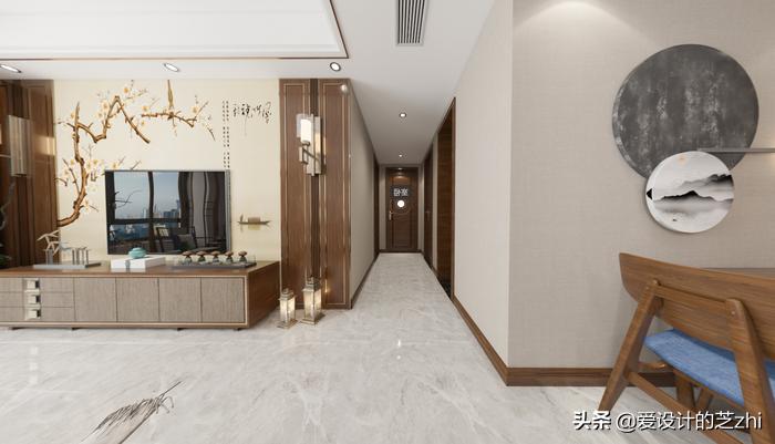 中式诗意栖居设计,中航城600平米院子