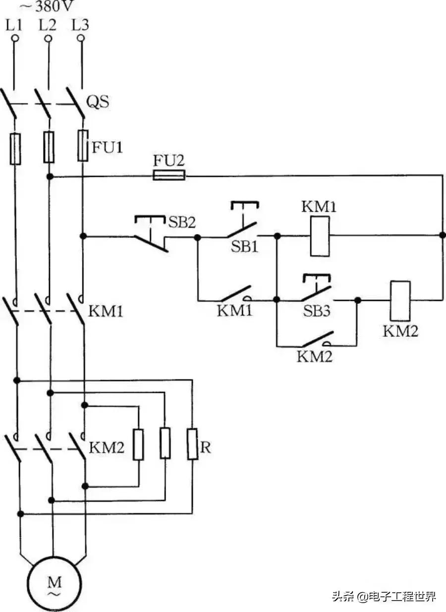 电动机星形和三角形接法降压启动,220v电机可以降压启动电路图