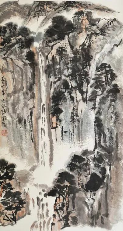 陈继儒山水画作品欣赏,陈良宗山水画作品欣赏