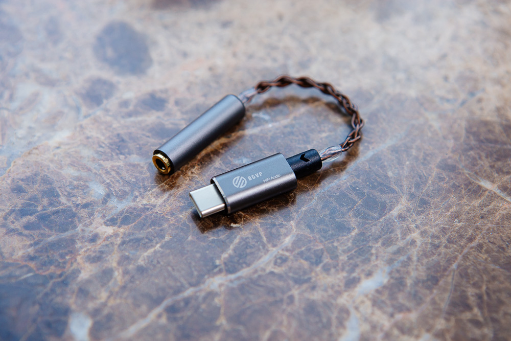 手机、笔记本通用HIFI解决方案，BGVPT01耳放线