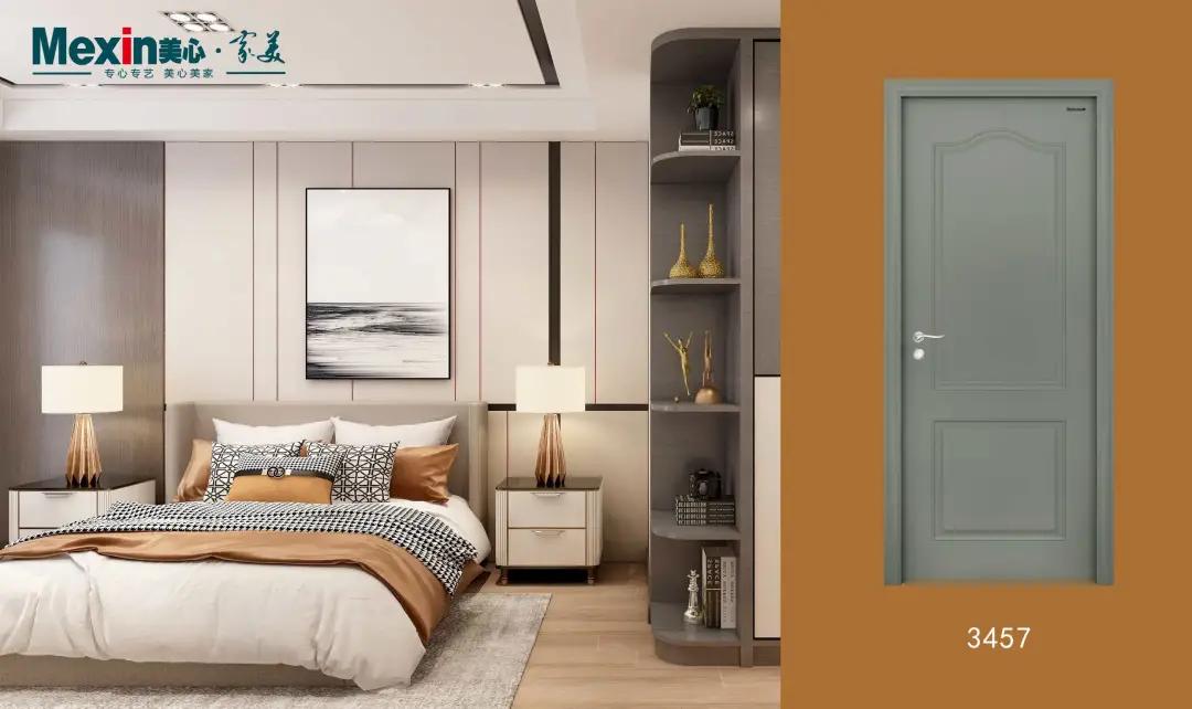 美心家美木门简约,美心美家实木门
