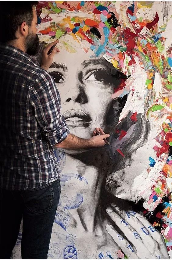 丙烯怎么画出素描效果,素描跟丙烯画