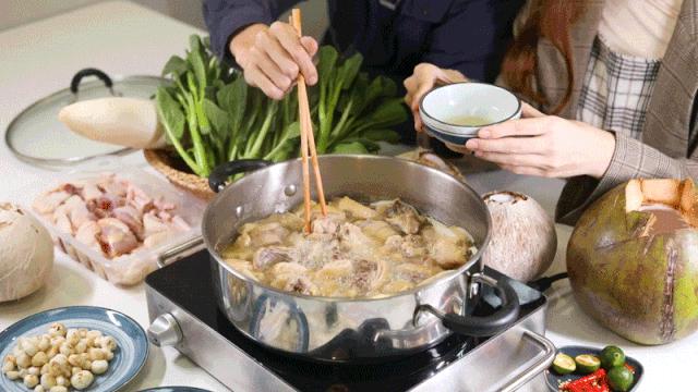 椰子鸡6个人一只鸡够吗,三个椰子原生态椰子鸡188套餐