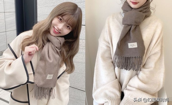 围巾系法麻花结,围巾的各种围法日系蝴蝶结