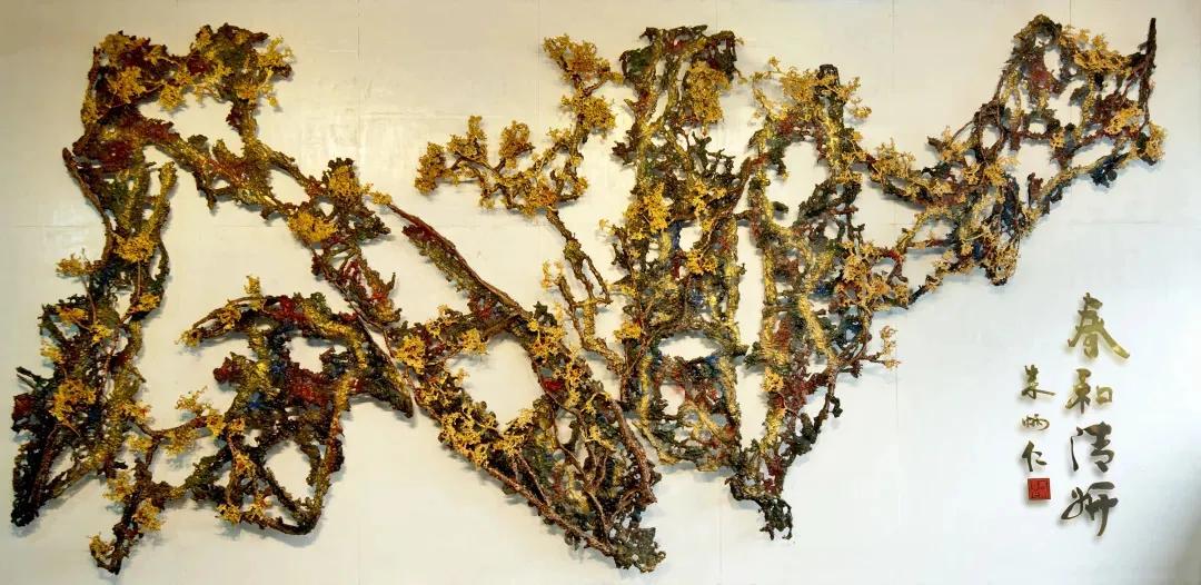 白铜梅花,紫铜梅花