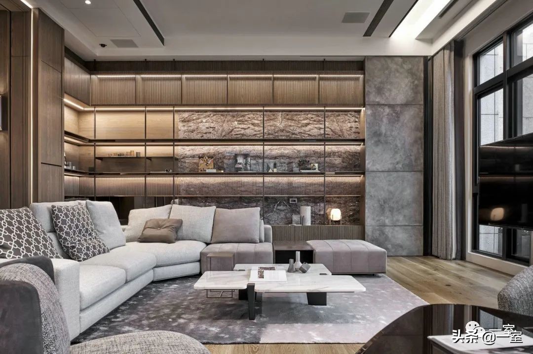 客厅背景墙设计260例,现代风背景墙作品