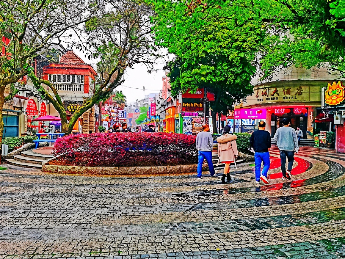 雨中漫步骑楼老街,桂林正阳街旅游攻略