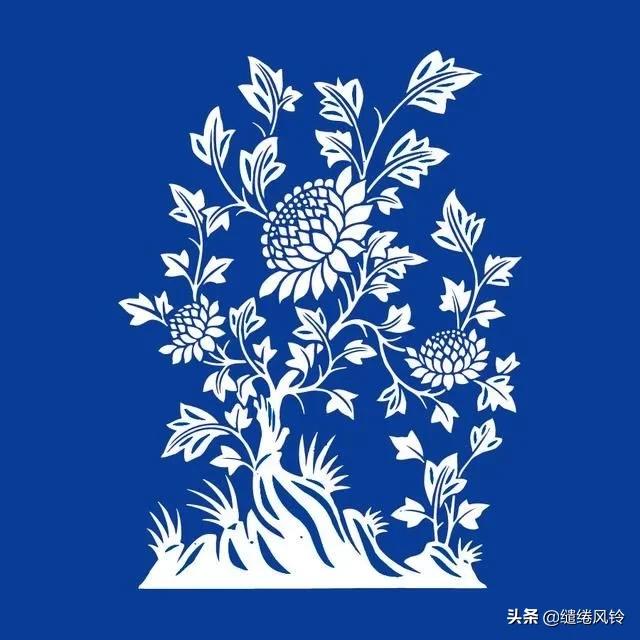 青花瓷花纹图案欣赏,青花雕瓷图片欣赏