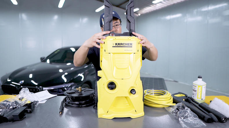 卡顿k4洗车机测评,卡赫K4洗车机怎么组装