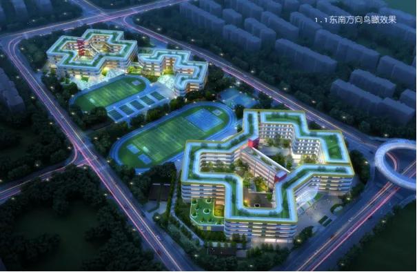 郑州市金水区庙李中小学建设项目/哈尔滨工业大学建筑设计研究院