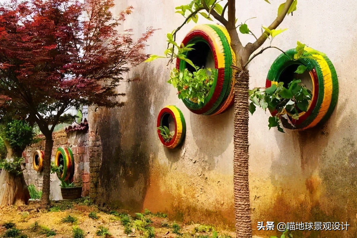 废旧轮胎再利用脑洞大开创意无限,废旧轮胎利用创意作品