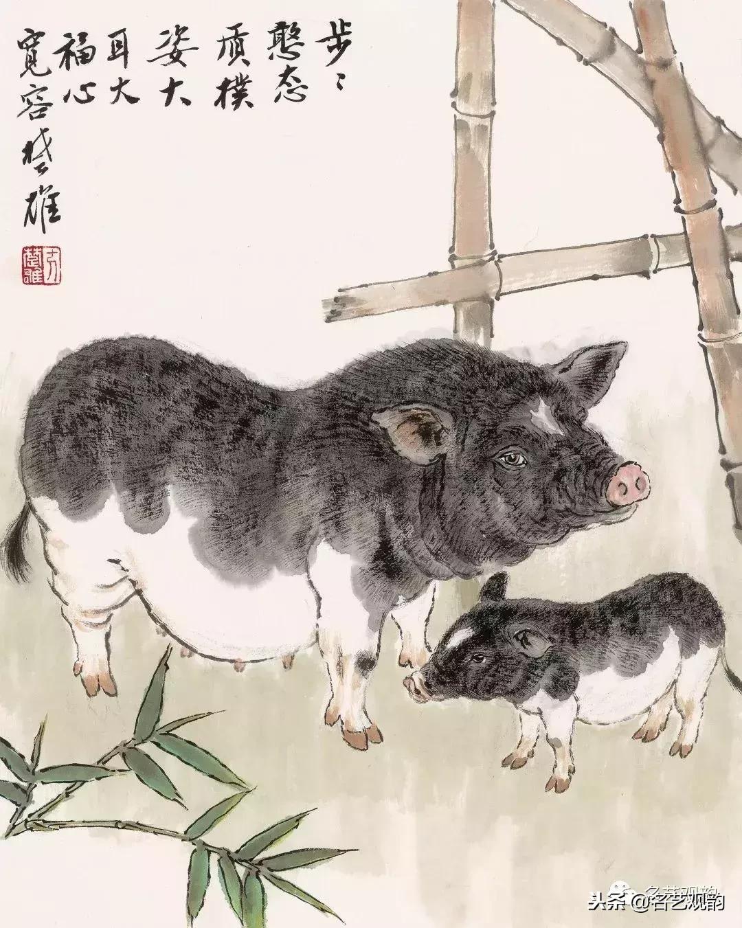 赏十大名家画笔下的猪,”猪“福填满2019!