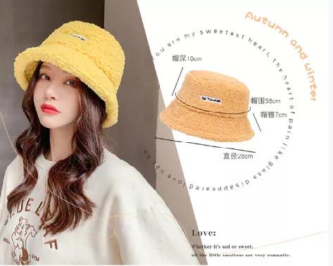 羊羔绒渔夫帽，戴上就会爱上