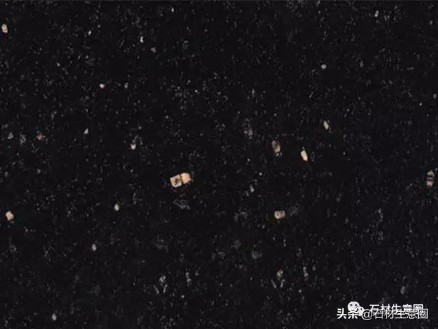 黑色花岗岩辐射大吗,深褐色花岗岩石材