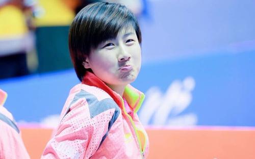 国乒三大名将丁宁,小枣刘诗雯丁宁张继科
