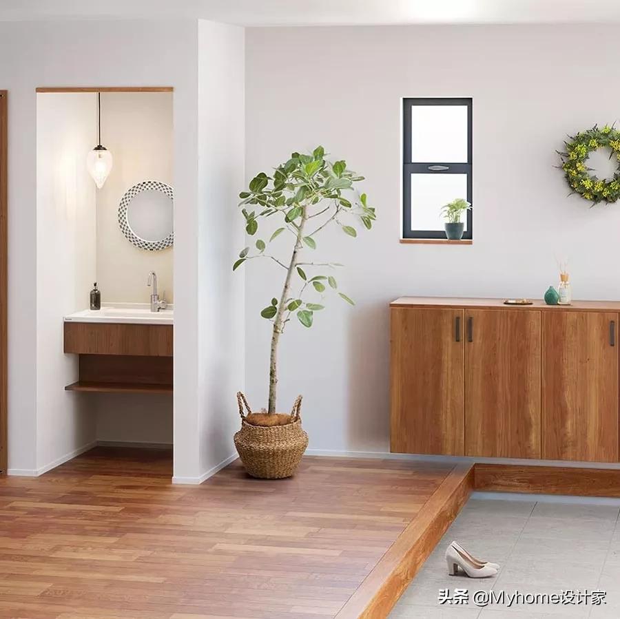 入户玄关处怎么洗手,无玄关进门洗手间